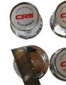 SET OF 4 CRS Logo Car Wheel Center Caps Premium Quality 5.72 cm - 2.25 Inches Shining Chrome. 