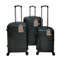 Hardtop 3-Piece Trolley Suitcase Set with4 Spinner Wheels Luggage Set. 