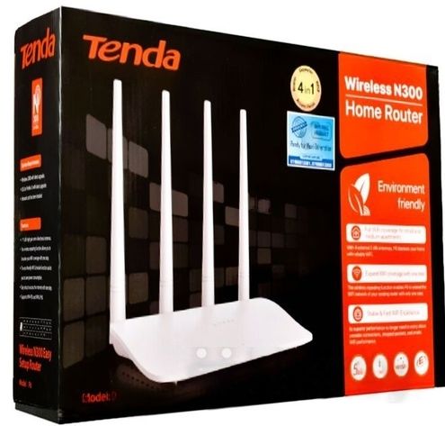 Tenda F6 300MBPS Antenna Router 4 Port Wifi-N Wireless Easy Setup Router Router Modem Wi-Fi Repeaters Network Home Routers