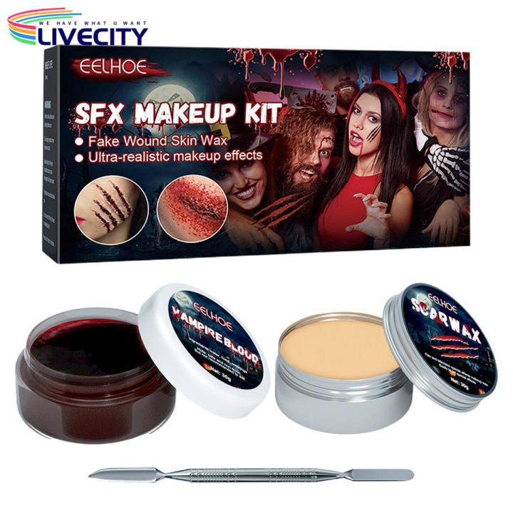 Scar Painting Cream Realistic Effect Halloween Scary Body Makeup Painting Cream