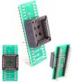 PLCC44 to DIP40 Programmer Socket Seat Adapter Mod. 