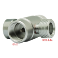 For 3000 PSI CO2 Fill Adapter Regulator On/Off Metering Valve for Outdoor Adapter, Silver Easy Install. 