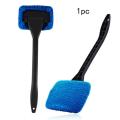 Car Window Cleaner Brush Kit Windshield Cleaning Wash Tool Inside Interior Auto Glass Wiper With Long Handle Car Accessories. 