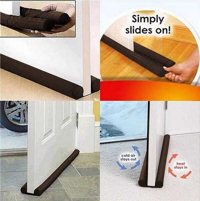 Waterproof Under Door Draft Stopper Door Seal Dust Stopper - Energy & Money Saving