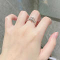 Gift Jewelry Accessories For Valentine's Day Crown Anillos Classic 2 In 1 Princess Rings Romantic. 