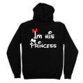 Prince and princess pullover hoodies for couples-pack of 2. 