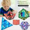Splendour - 3D Magnetic Rubiks Cubes - Perfect Anti Stress Toys for Kids and Adults The Magnetic Puzzle Cube The Changeable 3D Geometric Magic Cube. 