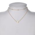 Vintage Necklace Multilayer Moon Stainless Steel Gold Pendant Bohemian Dubai Style Chain Jewelry Collar Necklace For Women. 