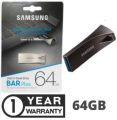 Samsung 64GB 100GB Flash Drive USB in Black color (+Type c OTG) Data Traveler USB flash drive Metal body Memory Stick Pen Drive With (1 YEAR WARRANTY). 