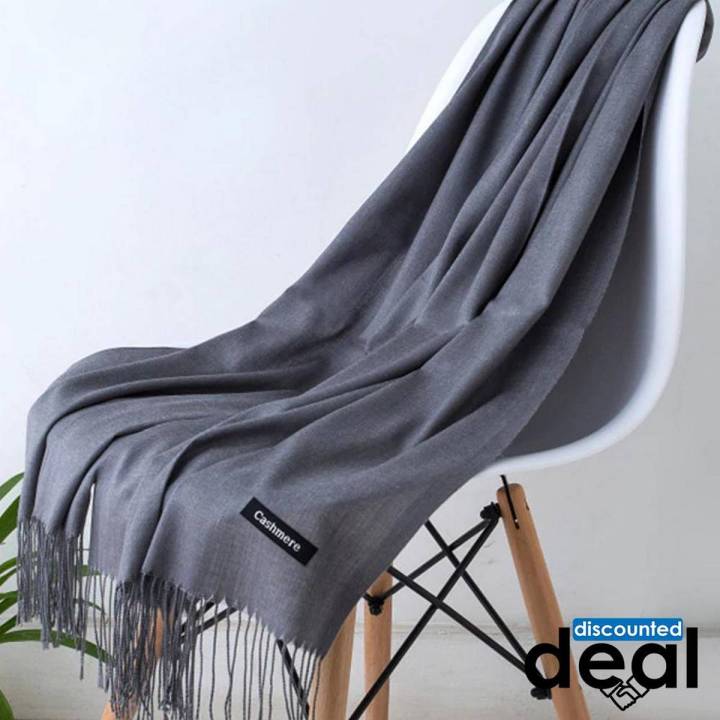 fashion all season women scarf thin shawls and wraps lady solid female hijab stoles long cashmere pashmina foulard head scarves grey Plain Cotton Silk  Mix Stole Scarf For Women girls length 2.15 meter