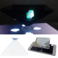 1pc Mini 3D Hologram Pyramid Display Projector Video Stand Universal Geartronic. 
