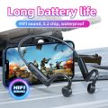 KS-19 Bone Conduction Headphones 5.1 Wireless Bluetooth Compatible Headphones Sports Gaming Headphones Hands Free with Microphon. 