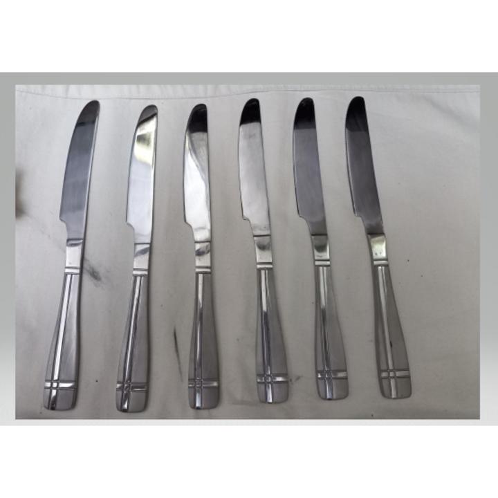 STAINLESS STEEL TABLE KNIFE (6 PCS).