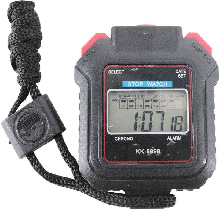 Multifunctional Pocket Stop Watch with Time Date sport Alarm And Stopwatch Function - Suitable for the laboratories & Playgrounds to measure time intervals