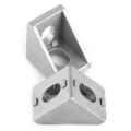10 Pcs 2020 Aluminum Corner Bracket, L Shape Right Angle Joint Bracket Fastener (20mmx 20mm x 17mm) & 100 Pcs M5 Hammer Nut Carbon Steel Aluminum Connector T Fastener Sliding Nut. 
