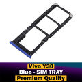 Vivo Y30 SIM Tray Sim Jacket Sim Slot Sim Door For Vivo Y30 - Blue. 