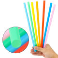 300Pcs 10.3in Jumbo Straws Smoothie Straws Assorted Bright Colors. 