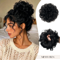 Messy Hair Bun for girls  – Volumizing Messy Bun Hair Clip, Jura Pony , Hair Scrunchie Extension, Synthetic Hair Bun Extension, Bridal Hair Accessory, Party Hair Bun, Puff Bun Juda, Ponytail jura  for girls. 