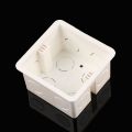High Quality PVC Plastic Light Touch Concealed Bottom Switch Cassette Wall Mounting Box Junction. 