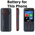 Jazz Digit 4G Energy Phone Battery Replacement Digit B2830 Battery with 3000mAh Capacity-Black. 