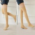 Women Pure Color Warm Over The Knee Thigh High Soft Socks Stockings Leggings. 