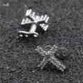 2pcs Dermal Tops And Base Stainless Steel Jewelry. 