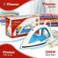 Vitamax 1200W Dry Iron with Variable Temperature Control and Spray Mist功能, Ergonomic Design, Non-Stick Soleplate. 