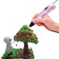 3D Printing Doodler Pen for kids with LCD Screen - DIY Arts Crafts Perfect only Pen Lavander and Pink Color. 