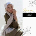 Modern Modest Premium Luxury Georgette Chiffon Hijab Set for Women - 72L x 28W Inches. 