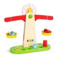 Preschool Wooden Balancing Toy Learn Counting Math Weighing Scale Game for Kids 3+. 