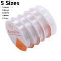 Crystal Tec - Elastic Stretch Crystal String Cord - Pack of 1 - Sizes - 0.5 mm | 0.6 mm | 0.7 mm | 0.8 mm | 1.0 mm | Used in Jewelry Making Bracelet Beading Thread DIY Projects. 