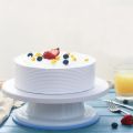 DIY Pan Baking Tool Plastic Cake Plate Turntable Rotating Anti-skid Round Cake Stand Cake Decorating Rotary Table Kitchen Cake Turn Table. 