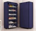 6 Layer Shoe Rack Nonwoven Dustproof Shoes Organizer Shelf with Cover Easy to Assemble Shoe Rack Home Dorm Shoe Cabinet Shoe Racks (6 Layers). 