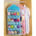 16 Pockets Multifunction Sorting Storage Bag Door Wall Hanging Closet Organizer. 