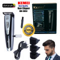 Kemei KM-9050 Rechargeable Electric Powerful Hair Trimmer/Hair Clipper Low Noise. 