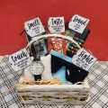 5 sense gift basket for men fashion gifts , birthday wedding , anniversary , engagement , fathers day , brother for all occasion. 