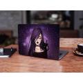 Art Girl Laptop Skin Vinyl Sticker Decal, 12 13 13.3 14 15 15.4 15.6 inch Laptop Skin Sticker Cover Art Decal Protector Fits All Laptops. 