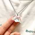 Kawaii Cartoon Sanrio Kuromi Melody Pochacco Pendant Necklace/ Anime Characters Little Animal Chain Decorative Necklace. 