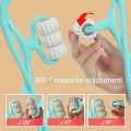 neck and shoulder massager 6 wheel neck Massager neck massager  neck roller massager Clip Neck Massage Artifact 6 Wheel Neck Kneading Massager Manual Multifunctional Home Use Fatigue Relief. 