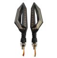 Universal Motorcycle bike DRL Indicator With Flow Light Lava. 