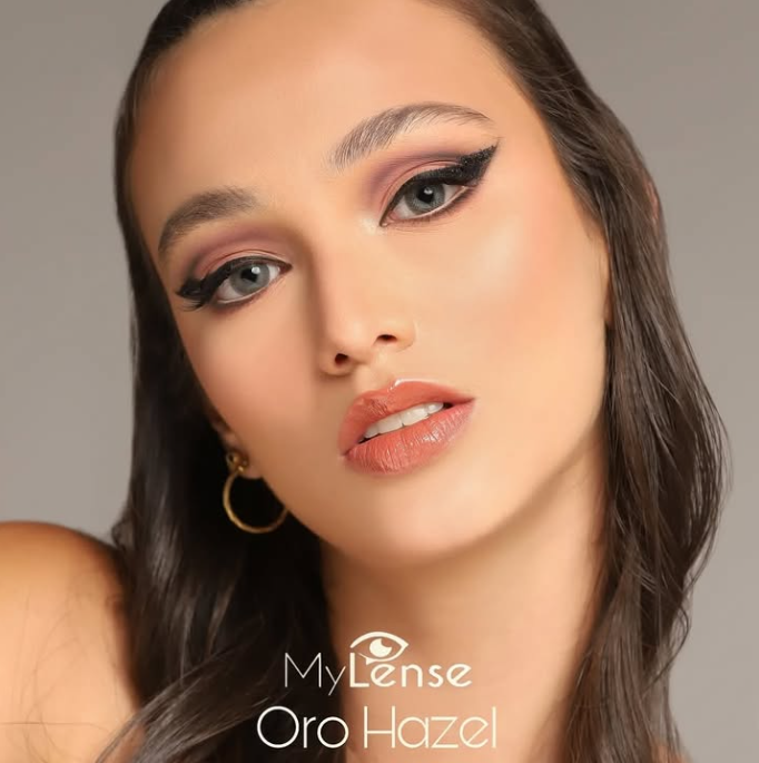 Lens shade “ Oro Hazel ” Collection My Lens 2 toned Lens with the ...