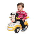 Mickey Mouse 4 Wheel Push Car For Kids, Toddlers, Flashing Light & Music Minnie Mouse Cartoon Character Ride On Car 4 Wheels with Storage Buggy for Children Indoor Outdoor Ride For Baby Girl & Boy. 