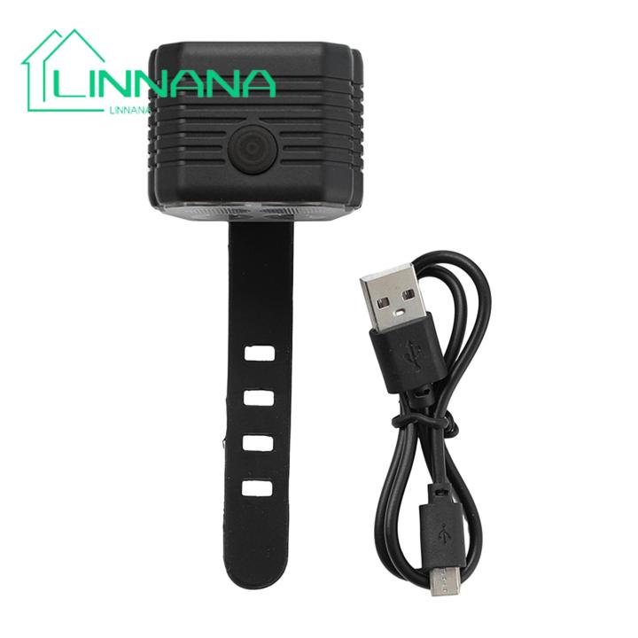 Line Controlled Bike Light Rechargeable 2 in 1 Bicycle Horn Light with 120db Horn Usb Charging Led Front Lamp for Mtb Road Bike 7 Modes Cycling Equipment Led Bicycle Light with 120db Horn