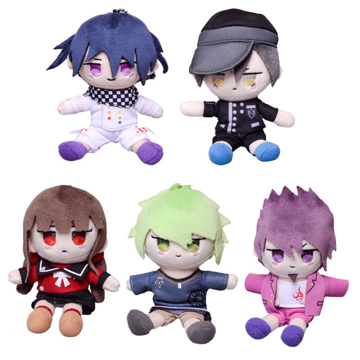 YueYangSport 5styles 1pc 15cm New Danganronpa V3 Plush Toys Kokichi Oma Kaito Momota Harukawa Maki Keychain Plush Doll for Kids Birthday Gift