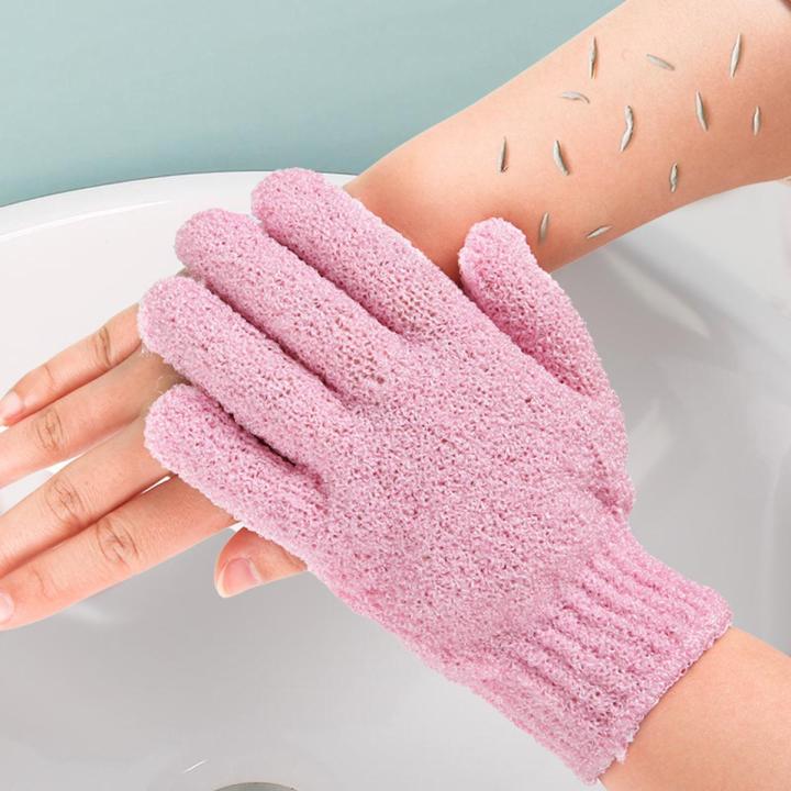 【Exclusive Discount】 1/2 Pc crubbing Towel Magic Exfoliating crub Elatic trong Rubbing Mud Five Finger Bathing Glove