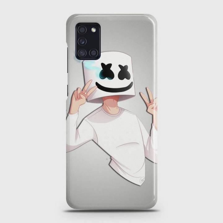 Samsung Galaxy A31 Cover - SkinLee HQ Hard Case - Marshmello Face - SKINLEE-627-1-687-488