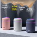 AZTHRONE 300ml Electric Air Humidifier Aroma Oil Diffuser Car Home Air Humidifer USB Cool Mist Sprayer with Colorful Night Light for Home Car. 