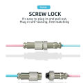 Gaming Keyboard Cable, Sturdy TPE One Piece Molding Keyboard Cable Nylon for Mechanical Keyboard. 