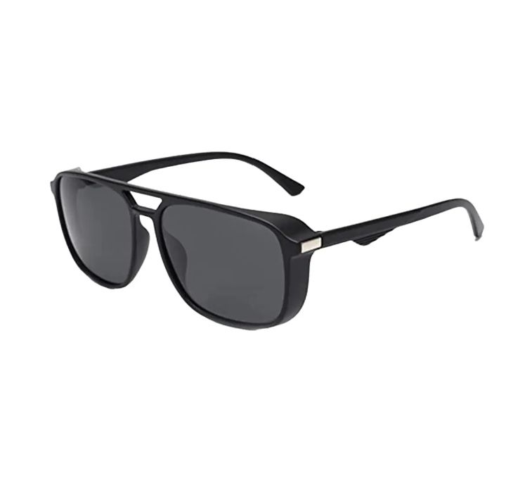 Sunglasses Square Frame with Side Retro Frame For Man & Woman