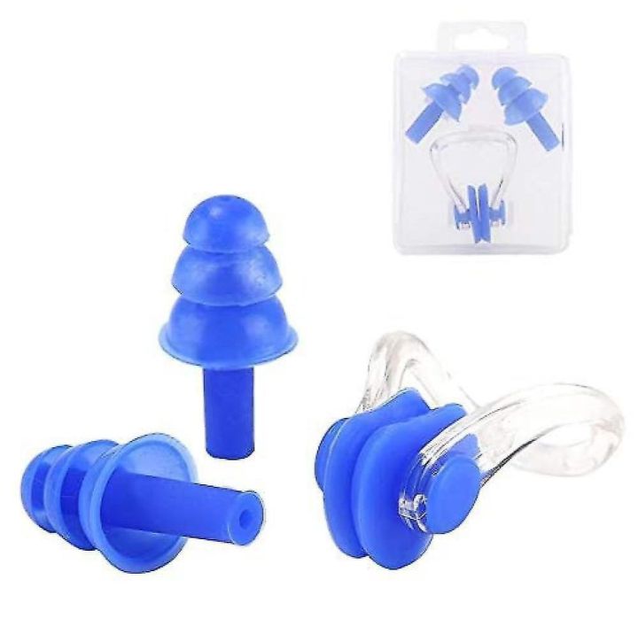 Swimming%20Ear%20Plugs%20&%20Nose%20Clip%20Set%20%E2%80%93%20Waterproof,%20Soft%20Silicone,%20Reusable%20for%20Pool%20Training%20-%20Image%203